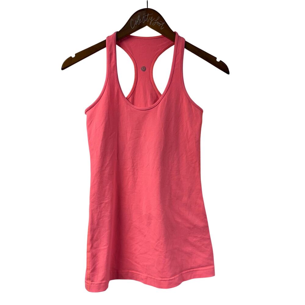 Lululemon Neon Pink CRB Cool Racerback Tank Top
